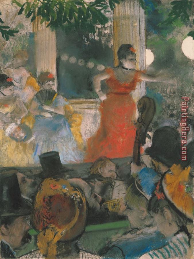 Edgar Degas Cafe Concert at Les Ambassadeurs